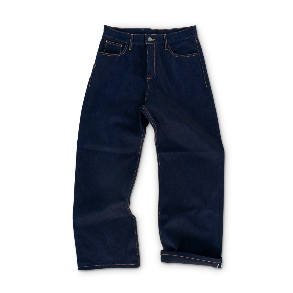 JOVO CUT "ROXY" RAW JAPANESE SELVEDGE DENIM JEANS