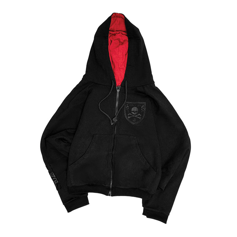 EDY “SKULL CATHEDRAL” ZIP HOODY