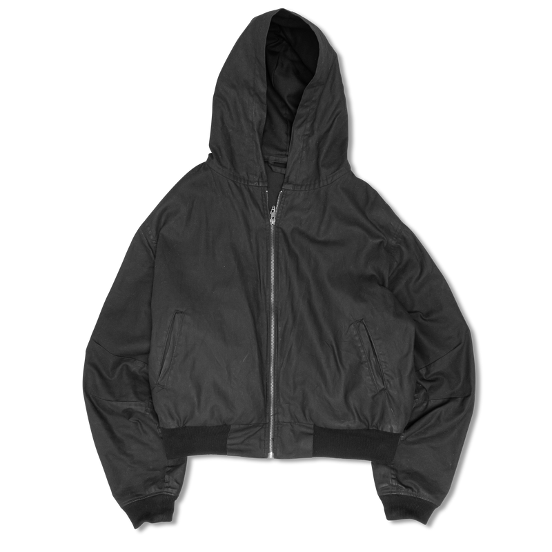 BARTT "WAXED" HOODED ZIP-UP JACKET