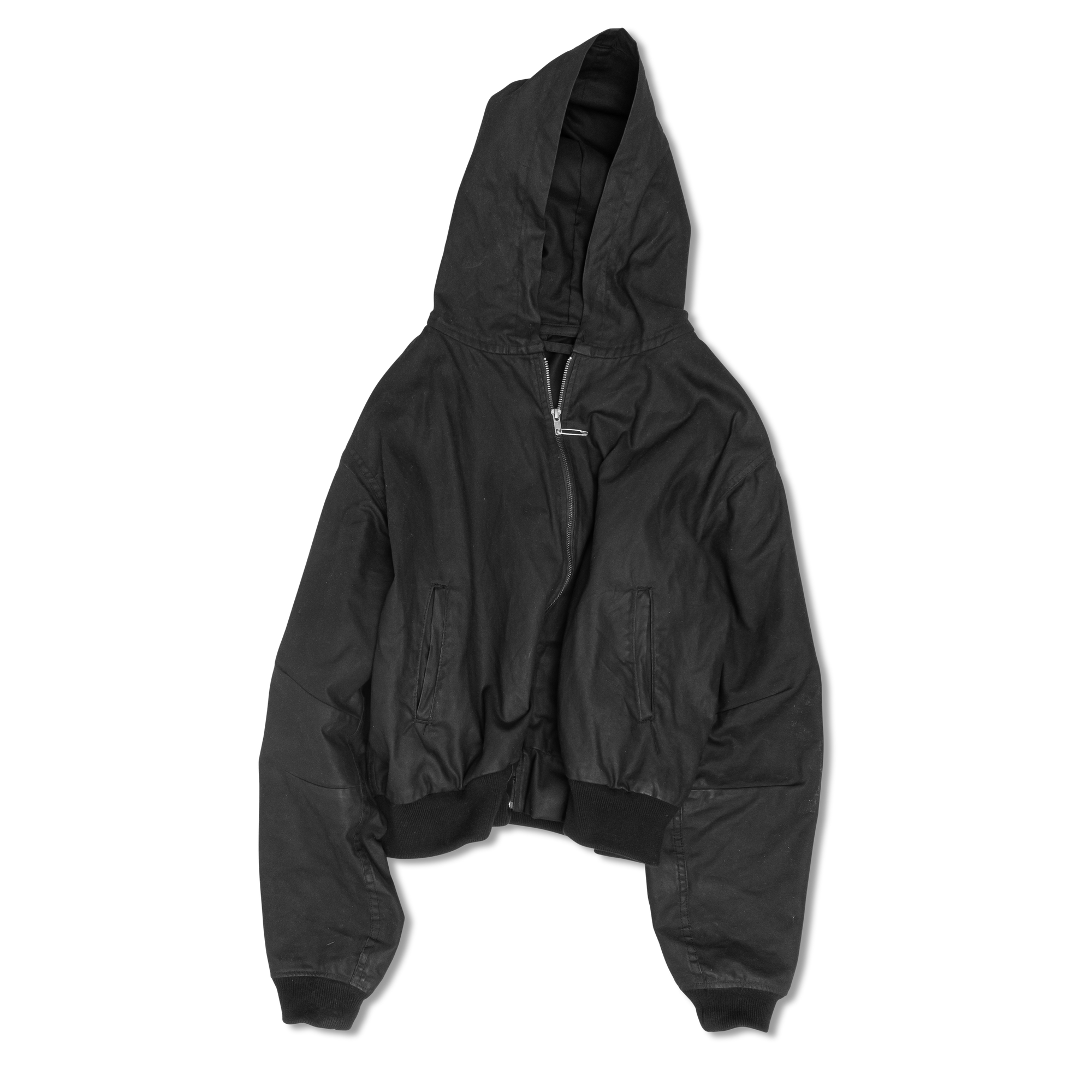 BARTT "WAXED" HOODED ZIP-UP JACKET