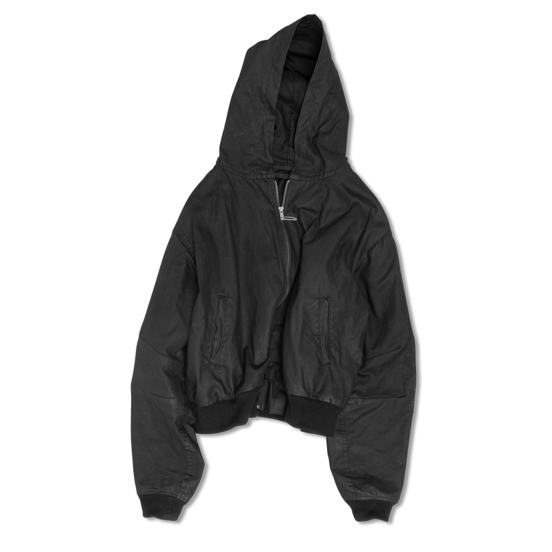 BARTT "WAXED" HOODED ZIP-UP JACKET
