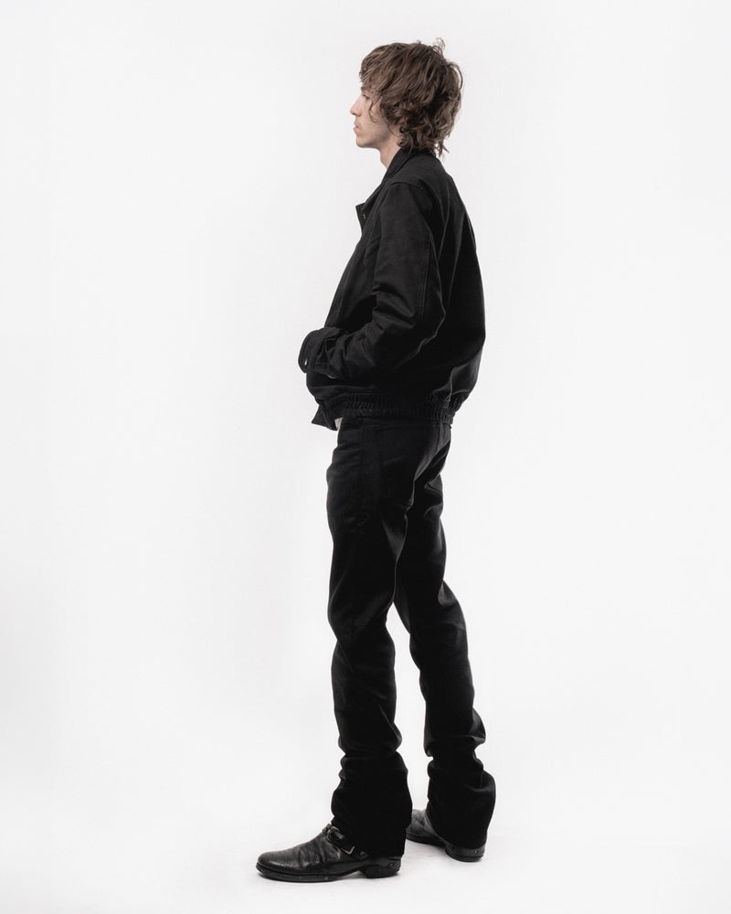 TOROS JEANS by NICHOLAS AGUAS — 13oz Black American Milled Raw Denim — Slim Boot-Cut Fit