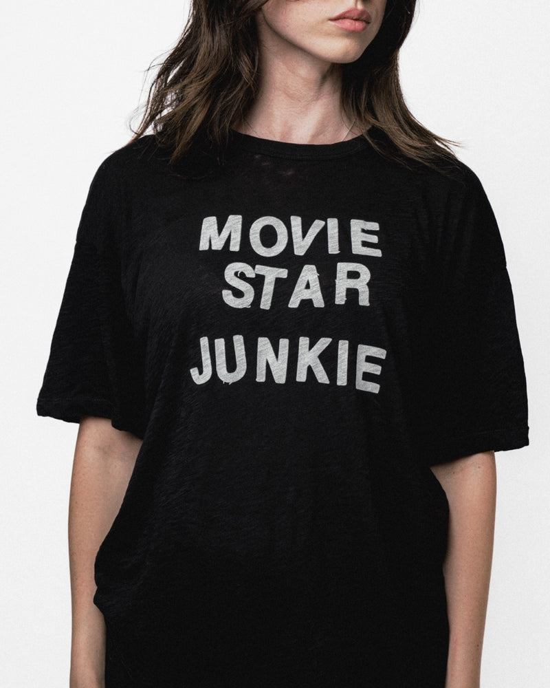 JUNKIE T-SHIRT — Black | Nicholas Aguas
