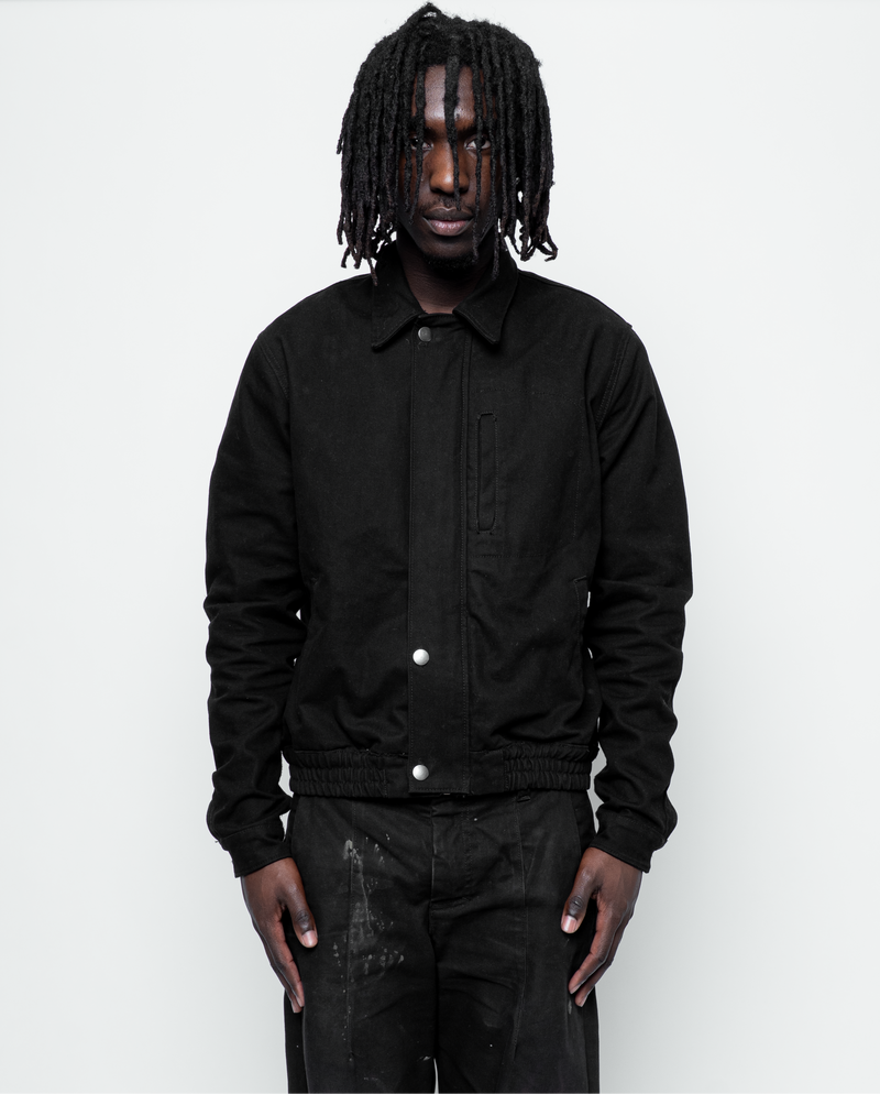 ON BODY PHOTO OF PAVEL WORK JACKET