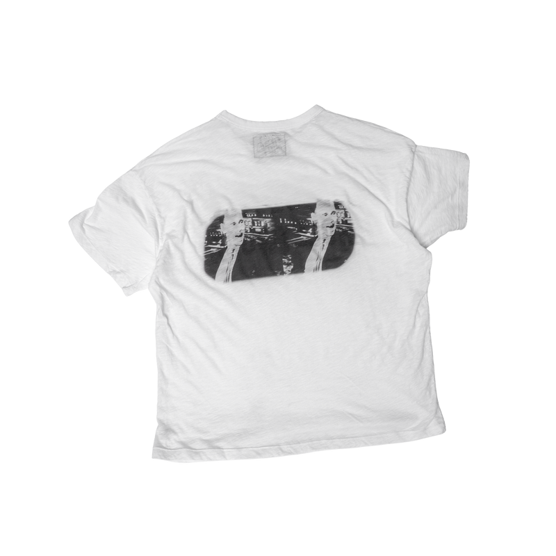 DESTROY_HOLLYWOOD T-SHIRT — Blanco | Nicholas Aguas