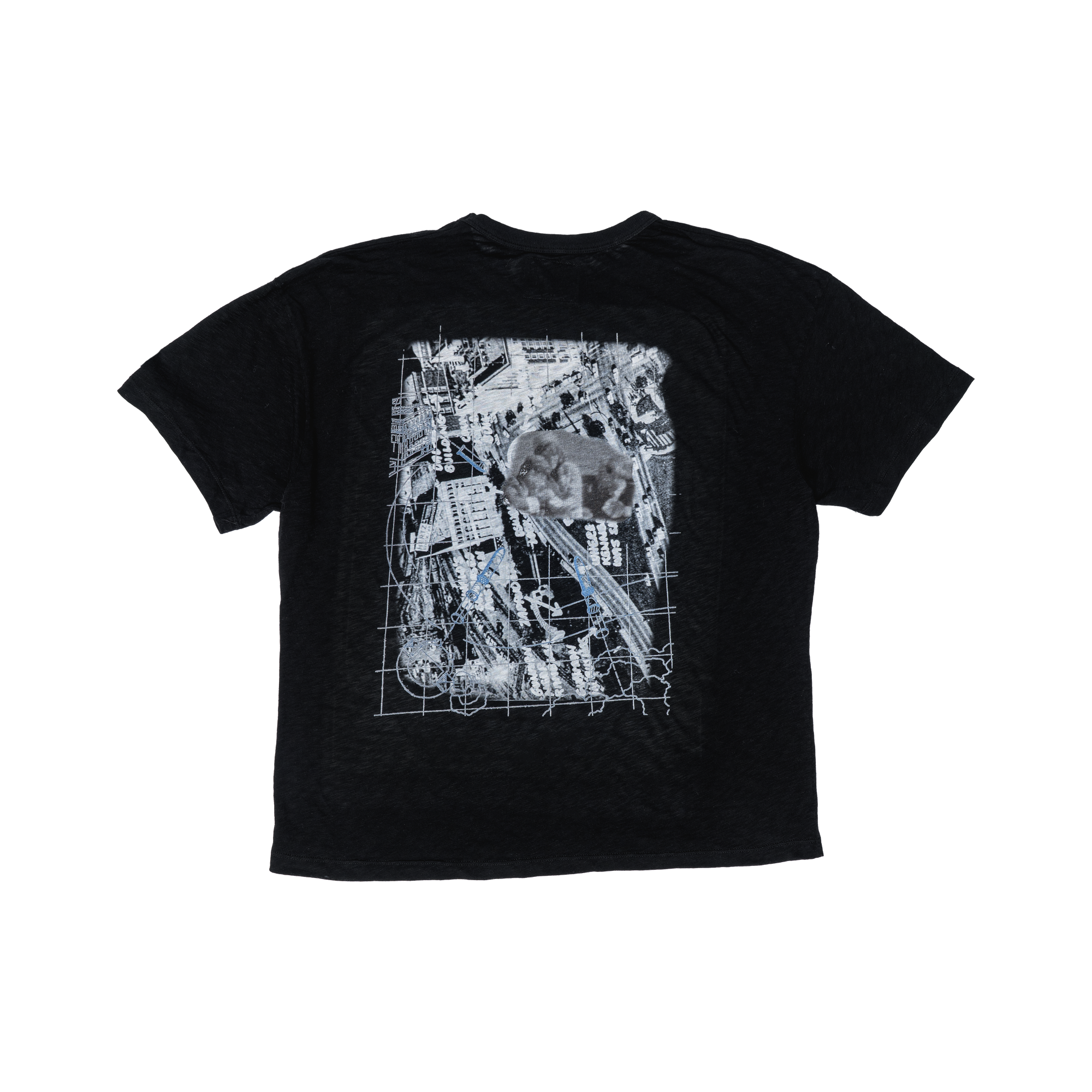KENNEDY T-SHIRT — Black, back | Nicholas Aguas