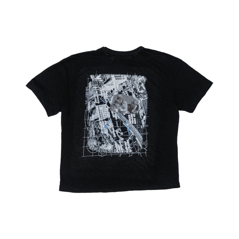 KENNEDY T-SHIRT — Black, back | Nicholas Aguas
