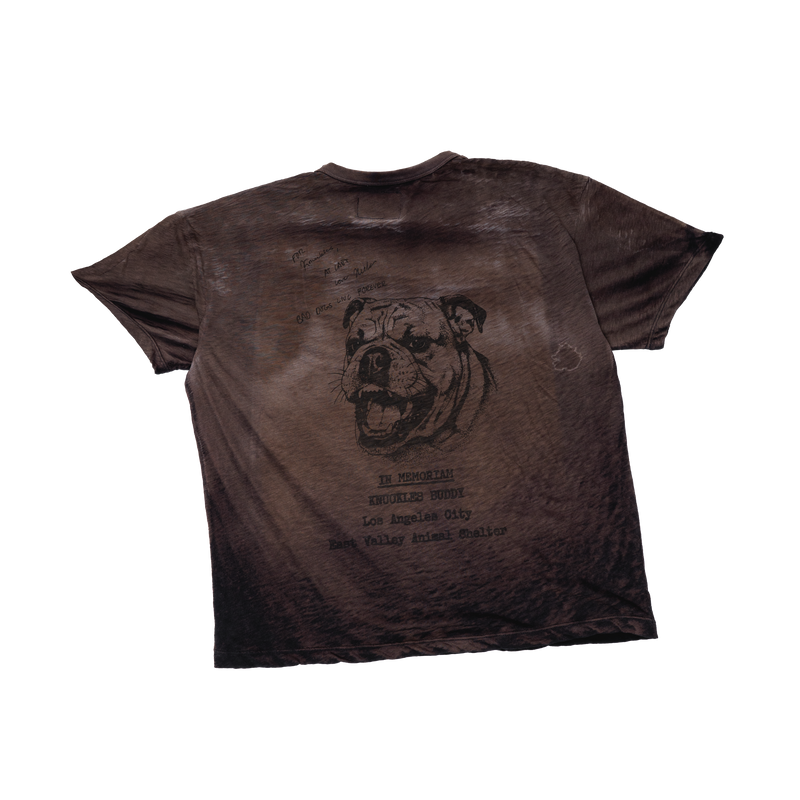 KNUCKLES_BUDDY T-SHIRT — back graphic | Nicholas Aguas
