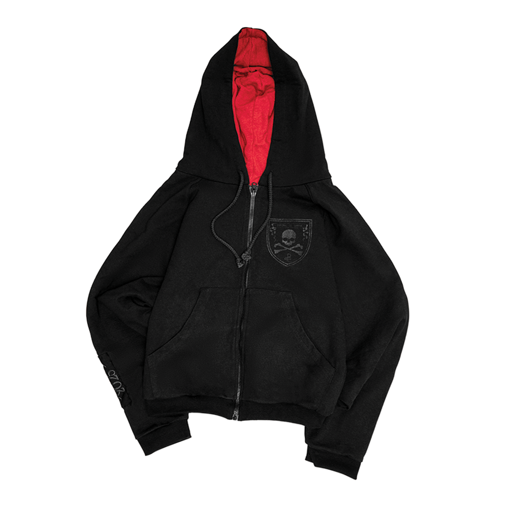 EDY “SKULL CATHEDRAL” ZIP HOODY